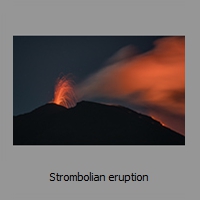 Strombolian eruption